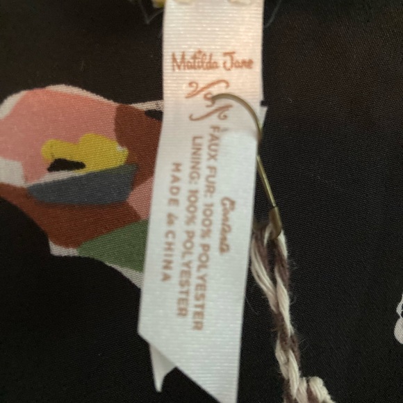 Reversible Faux Fur Matilda Jane Vest Size small - Picture 10 of 12